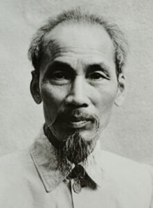 Ho Chi Minh, who history records as the first president of Vietnam
