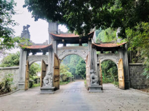 The West Gate of Hoa Lu was rebuilt recently